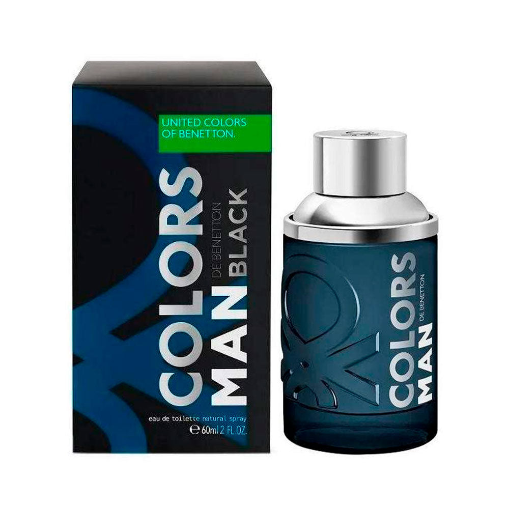 Benetton Colors Man Black EDT, 2.0 oz / 60 ml by Benetton