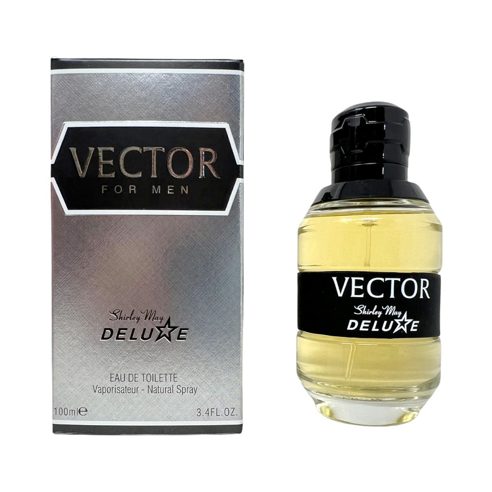 Shirley May Deluxe Vector for Men EDT, 3.4 oz / 100 ml by Shirley