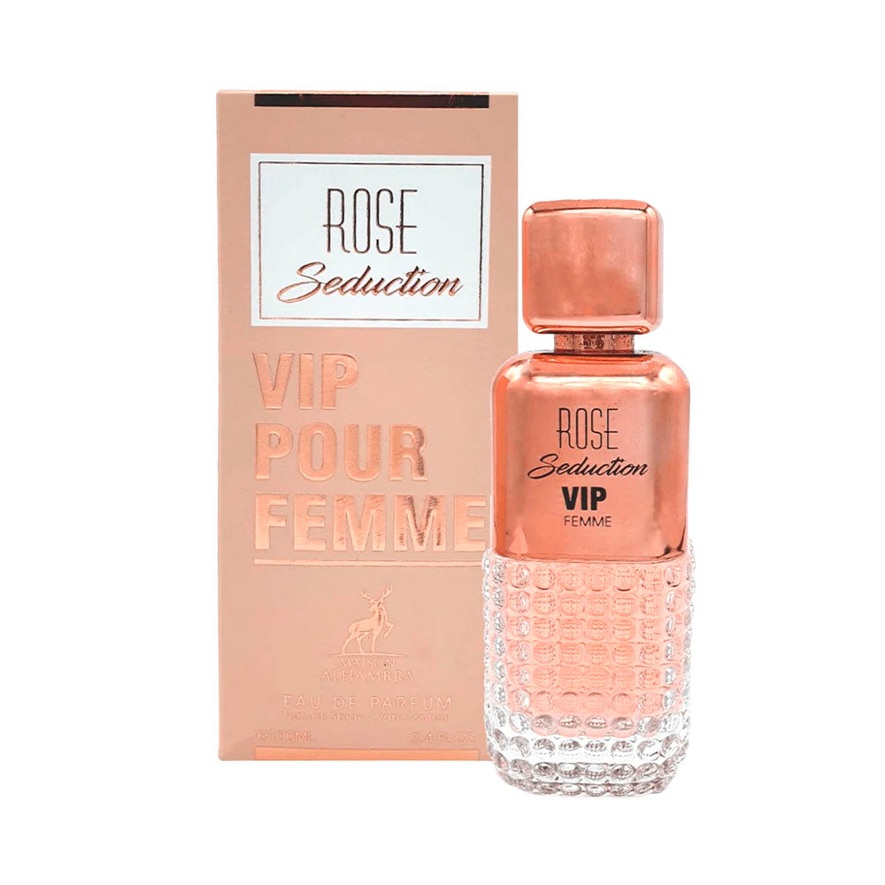 Maison Alhambra Rose Seduction VIP, 3.4 oz / 100 ml by Maison Alhambra