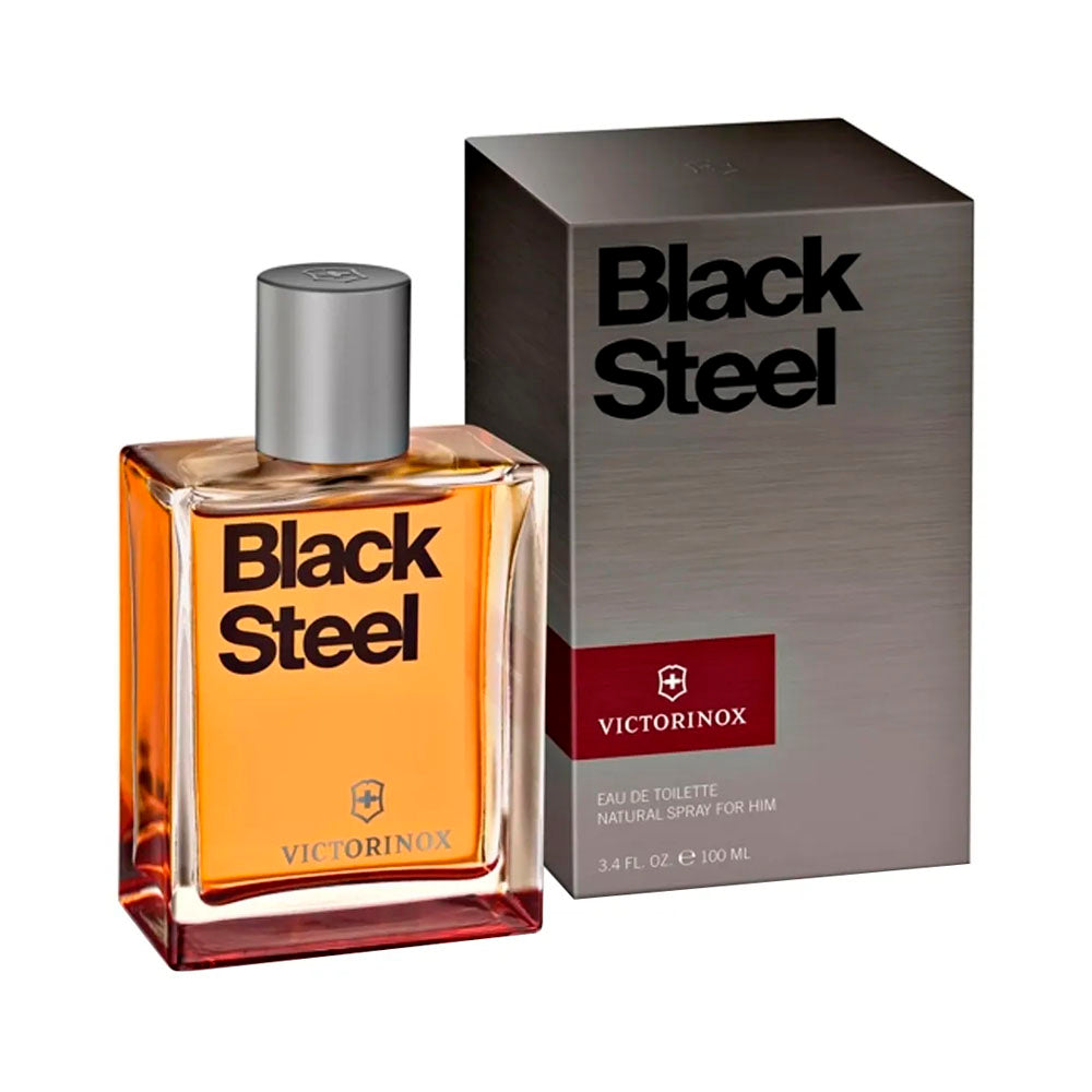 Victorinox Black Steel EDT, 3.4 oz / 100 ml by Victorinox