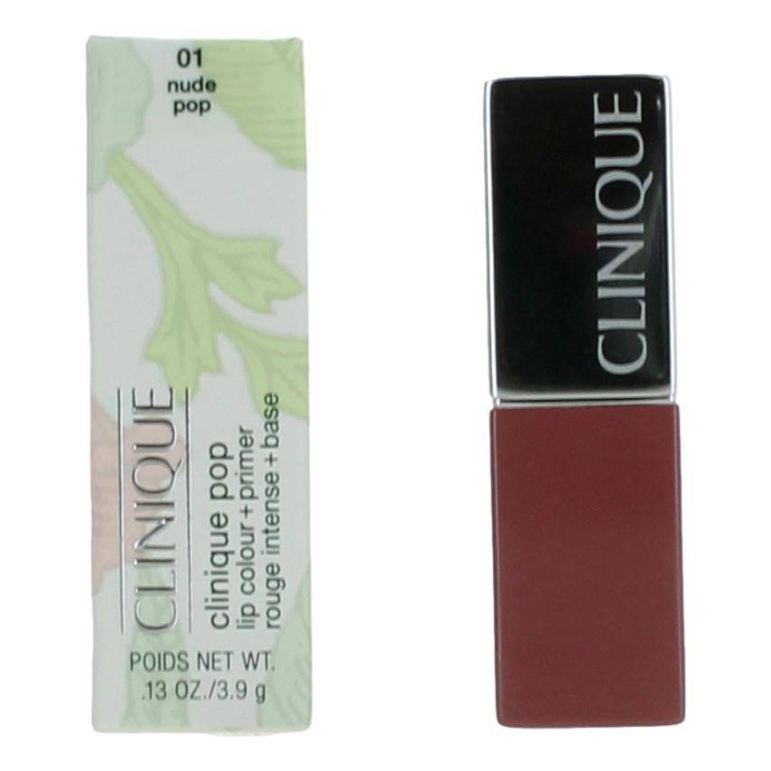 Clinique Pop by Clinique, .13 oz Lip Colour + Primer- 01 Nude Pop - OleBella