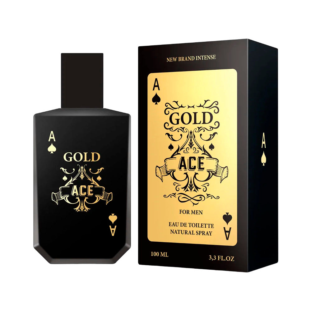 New Brand Intense Gold Ace EDT, 3.4 oz / 100 ml by New Brand