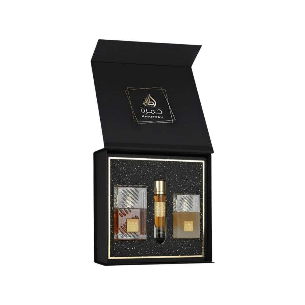 Kit Lattafa Khamrah EDP 3 Piezas by Lattafa