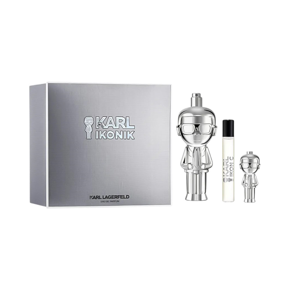 Kit Perfume Karl Lagerfeld Ikonik Man EDP 3 Piezas by Kit