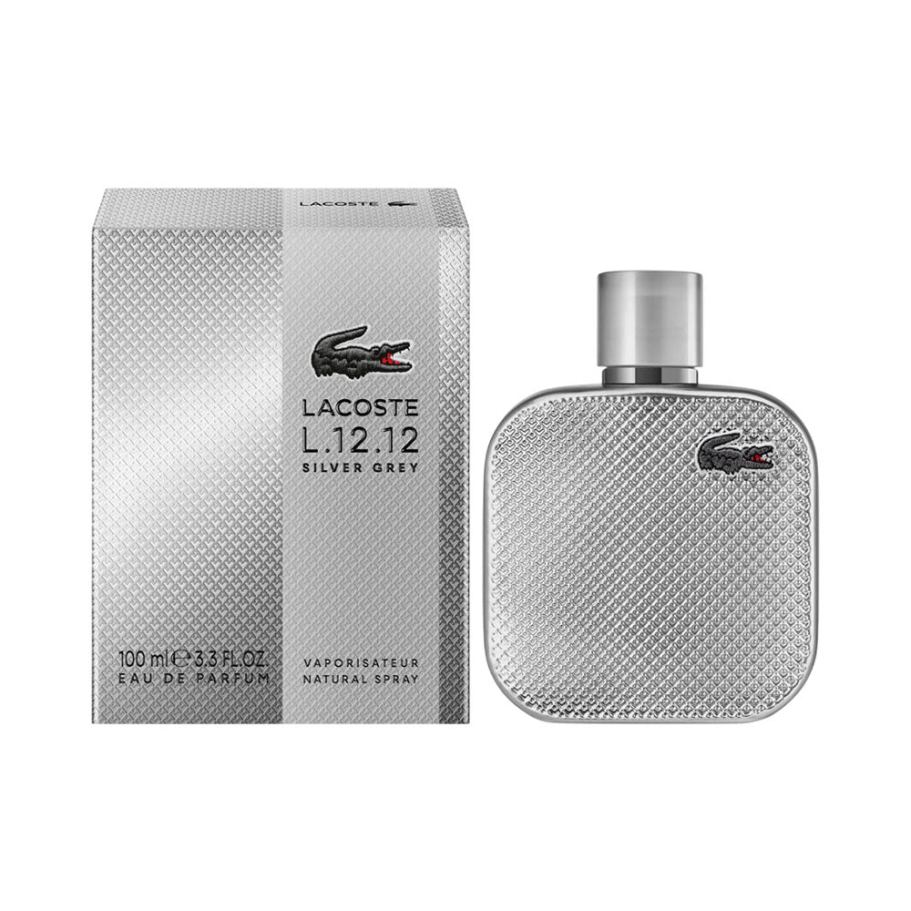 Lacoste L.12.12 Silver Grey EDP, 3.4 oz / 100 ml by Lacoste