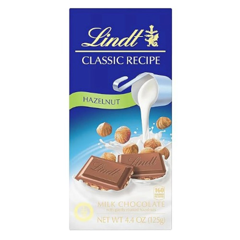 Lindt Classic Recipe Hazelnut Milk Chocolate Candy Bar - 4.4 oz