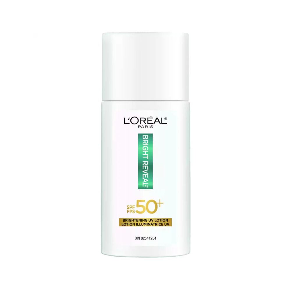 L'Oreal Bright Reveal 50 Broad Spectrum SPF 50 Daily UV Lotion, 1.7 oz