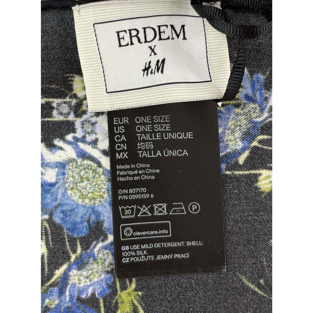 ERDEM x H&M Pure Silk Floral Print Scarf