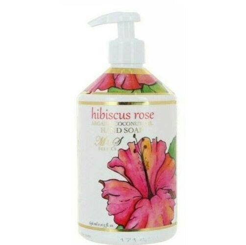 Home & Body Co Hibiscus Rose Argan & Coconut Oil Hand Soap, 21.5 oz - OleBella