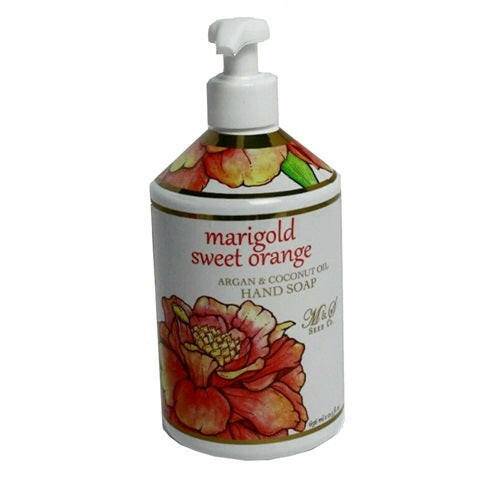 Home & Body Co Marigold Sweet Orange Argan & Coconut Oil Hand Soap, 21.5 oz - OleBella