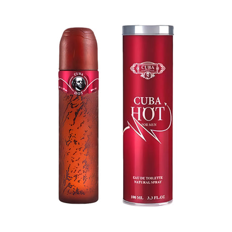 Cuba Hot EDT, 3.4 oz / 100 ml by Cuba