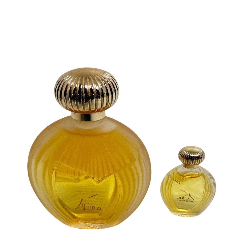 Nina by Nina Ricci EDT Splash 50 ml + Mini 6 ml Lalique Flacon Collectors Bottle- Original Formula