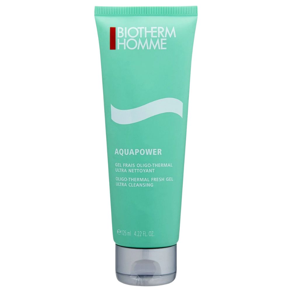 Biotherm Homme Aquapower Oligo-Thermal Fresh Gel Ultra Cleansing, 4.22 oz | UPC 3605540600849