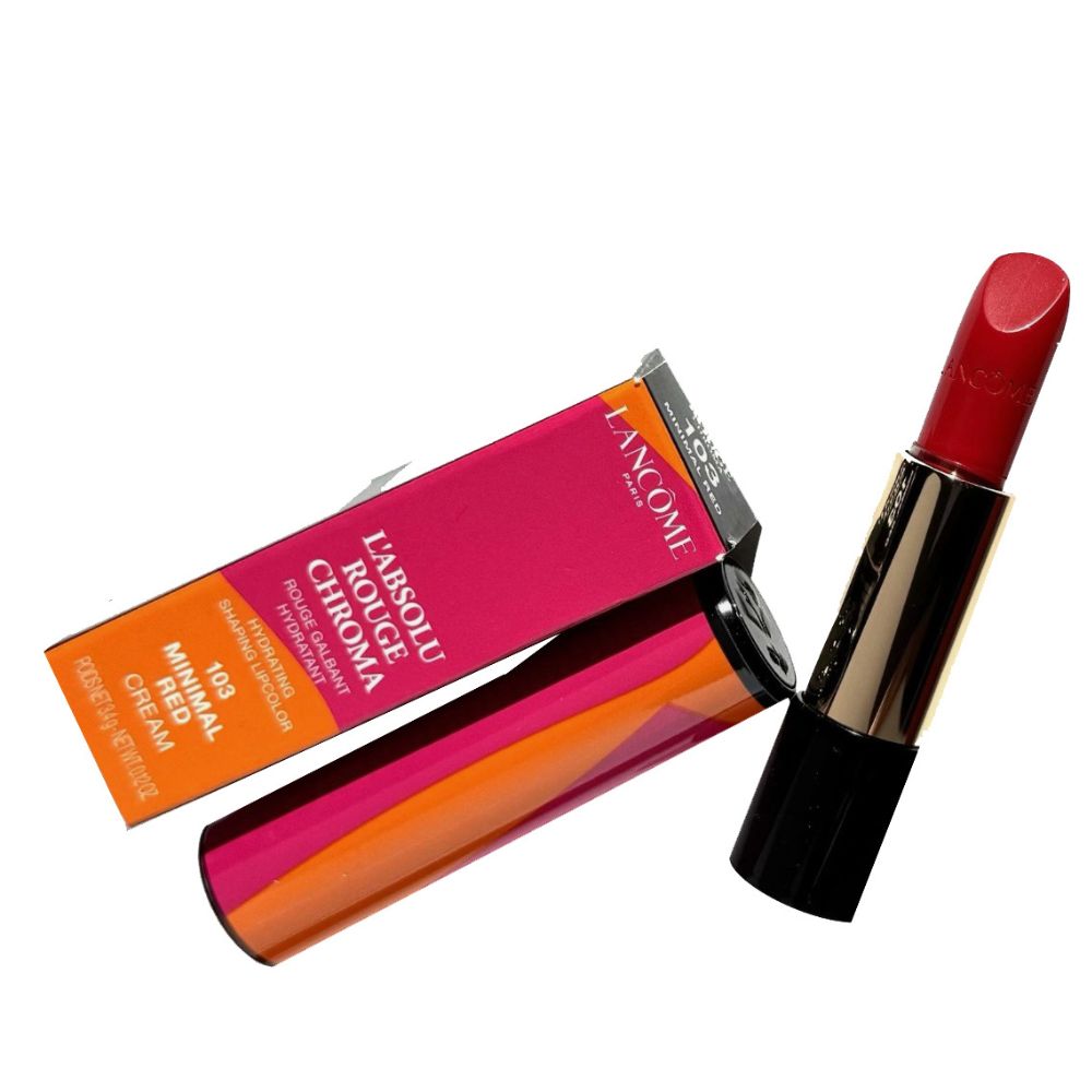 Lancome L'Absolu Rouge Chroma Hydrating Shaping Lipcolor 103 Minimal Red Cream