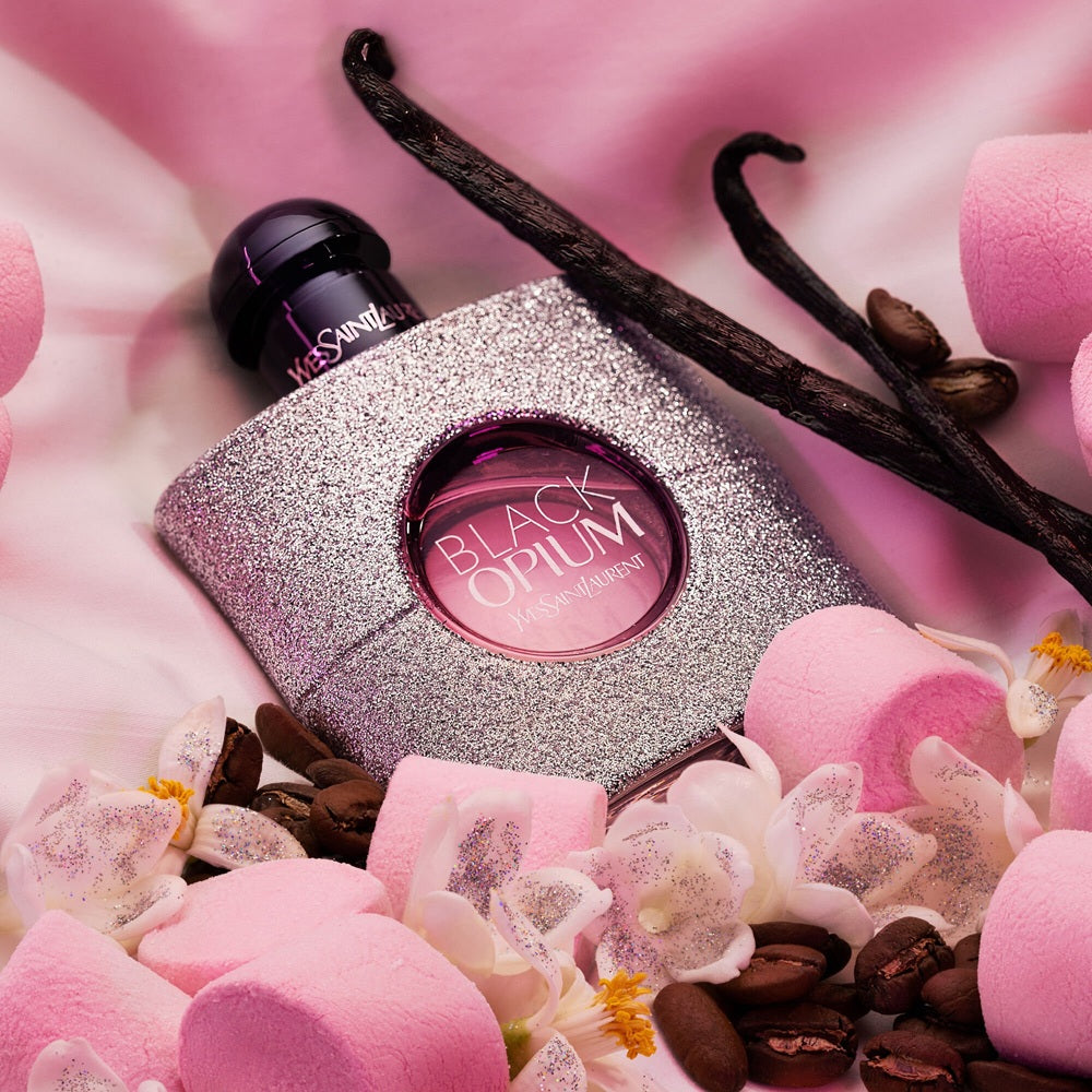 Yves Saint Laurent Black Opium Glitter EDP, 3 oz (Marshmallows)
