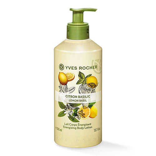 Yves Rocher Lemon Basil Energizing Body Lotion, 13.1 oz