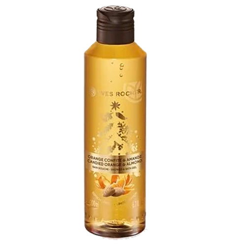 Yves Rocher Candied Orange & Almond Shower & Bath Gel, 6.7 oz