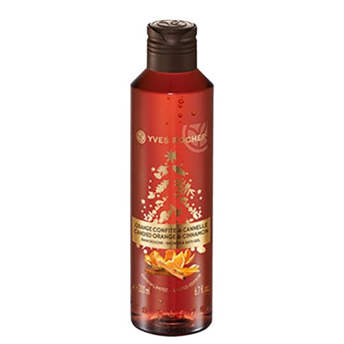 Yves Rocher Orange & Cinnamon Shower & Bath Gel, 6.7 oz