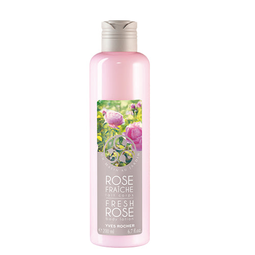 Yves Rocher Un Matin Au Jardin Fresh Rose Body Lotion, 6.7 oz