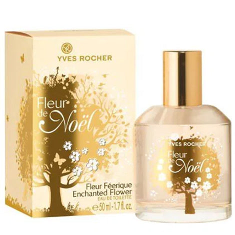 Yves Rocher  Fleur de Noel Fleur Feerique Enchanted Flower Eau de Toilette, 50 ml. Limited EditionCE - OleBella