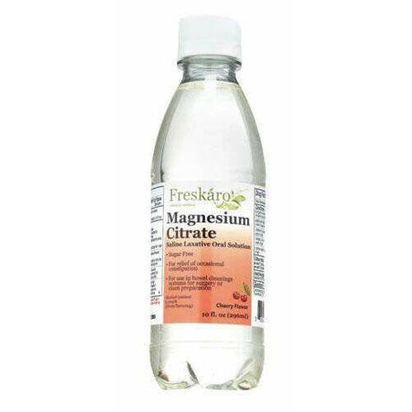 Magnesium Citrate Saline Laxative Oral Cherry  Flavor, 10 oz - OleBella
