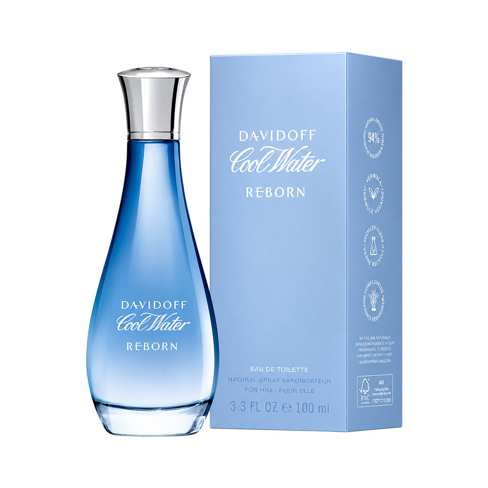 Davidoff Cool Water Reborn Women EDT, 3.4 oz / 100 ml by Davidoff