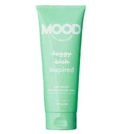Mood Chill Mind & Body Foggy Blah Inspired Iced Matcha CBD-Infused Body Cream, 150 mg - OleBella