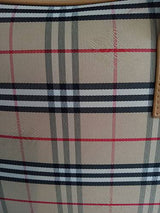 Authentic Burberry London Plaid Canvas Handbag - OleBella