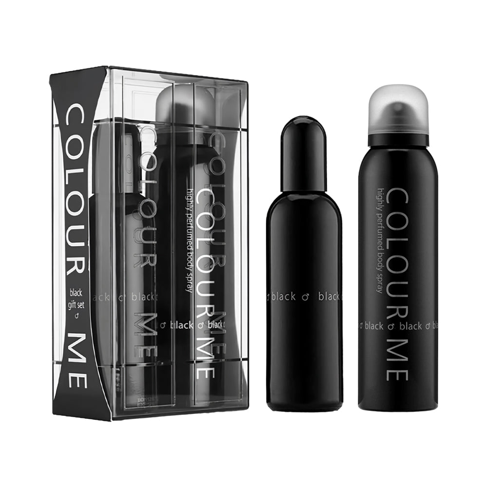 Kit Perfume Colour Me Black EDP + Body, 3.4 oz / 100 ml by Kit