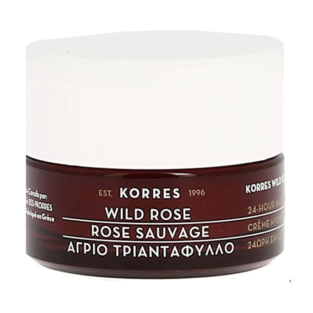 Korres Wild Rose Vitamin C Brightening 24h Moisturizer Day Cream 1.35 oz UPC 5203069074936