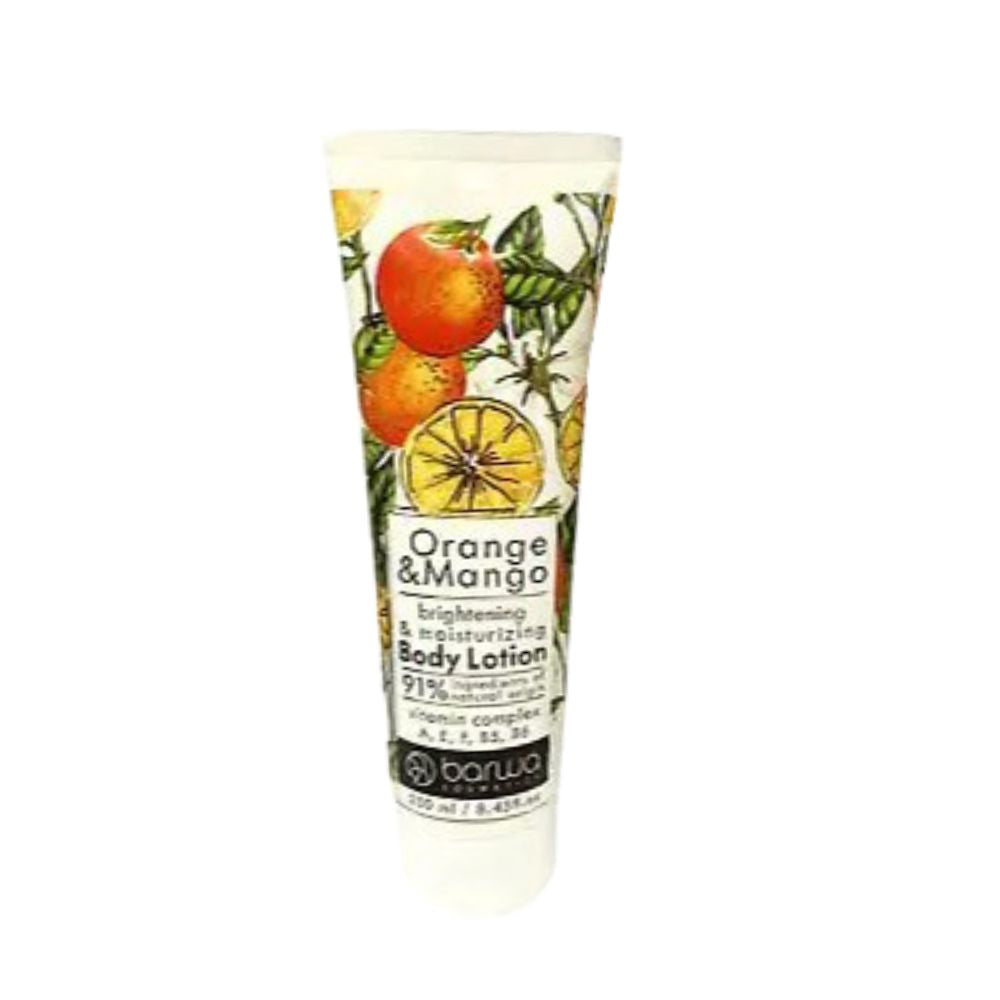 Barwa Orange & Mango Brightening & Moisturizing Body Lotion, 8.45 oz