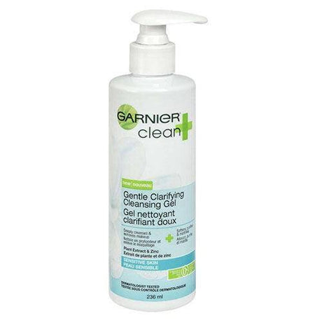 Garnier Clean+ Clarifying Cleansing Gel Sensitive Skin,  8 oz - OleBella