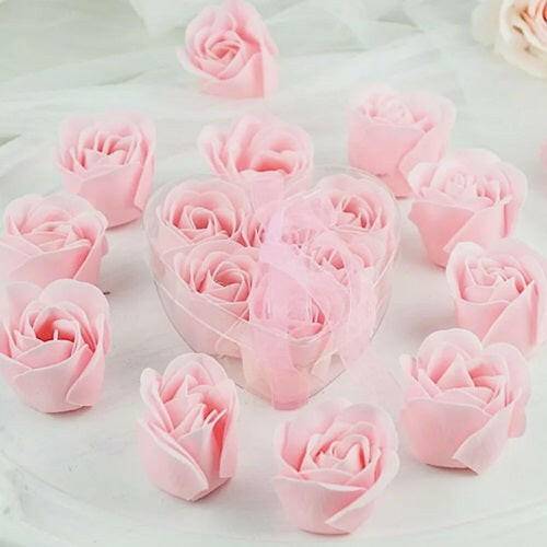 Sweet Pea Pink Rose Scented Soap Petals, 9 cts - OleBella