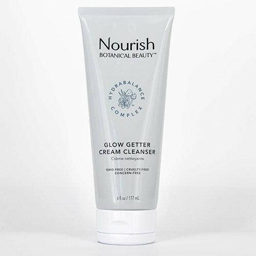 Nourish Botanical Beauty  Hydrabalance Complex Glow Getter Cream Cleanser, 6 oz - OleBella