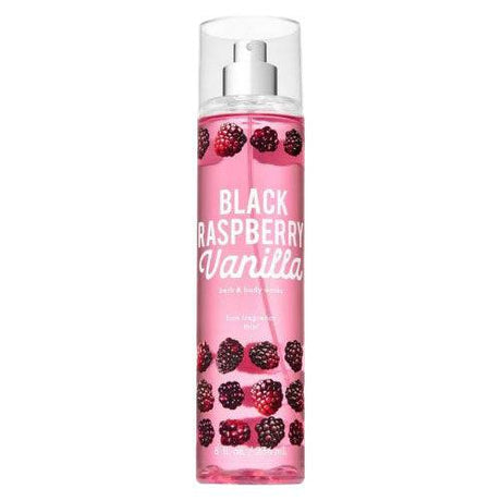 Bath & Body Works Black Raspberry  Vanilla Body Mist 8 oz/ Clearance - OleBella