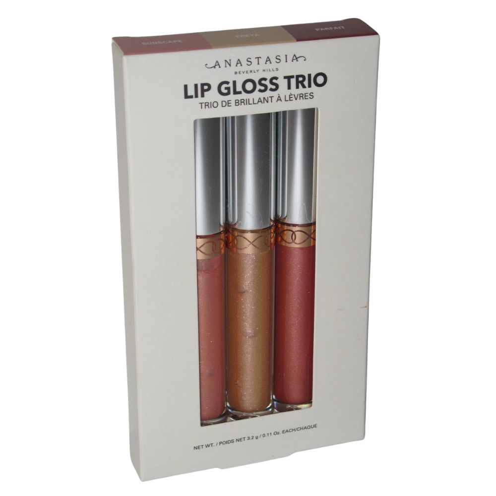 Anastasia Lip Gloss Trio. Sunscape, Freya, Parfait | UPC 689304199469