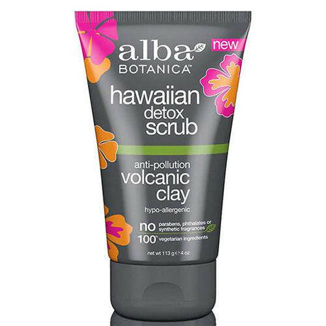 Alba Botanica Hawaiian Detox Cleanser Volcanic Clay, 6 oz - OleBella