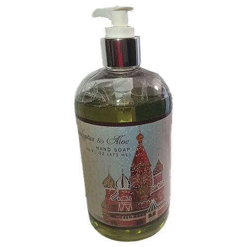 Kremlin Red Eucalyptus & Aloe Vera Hand Soap, 16 oz - OleBella