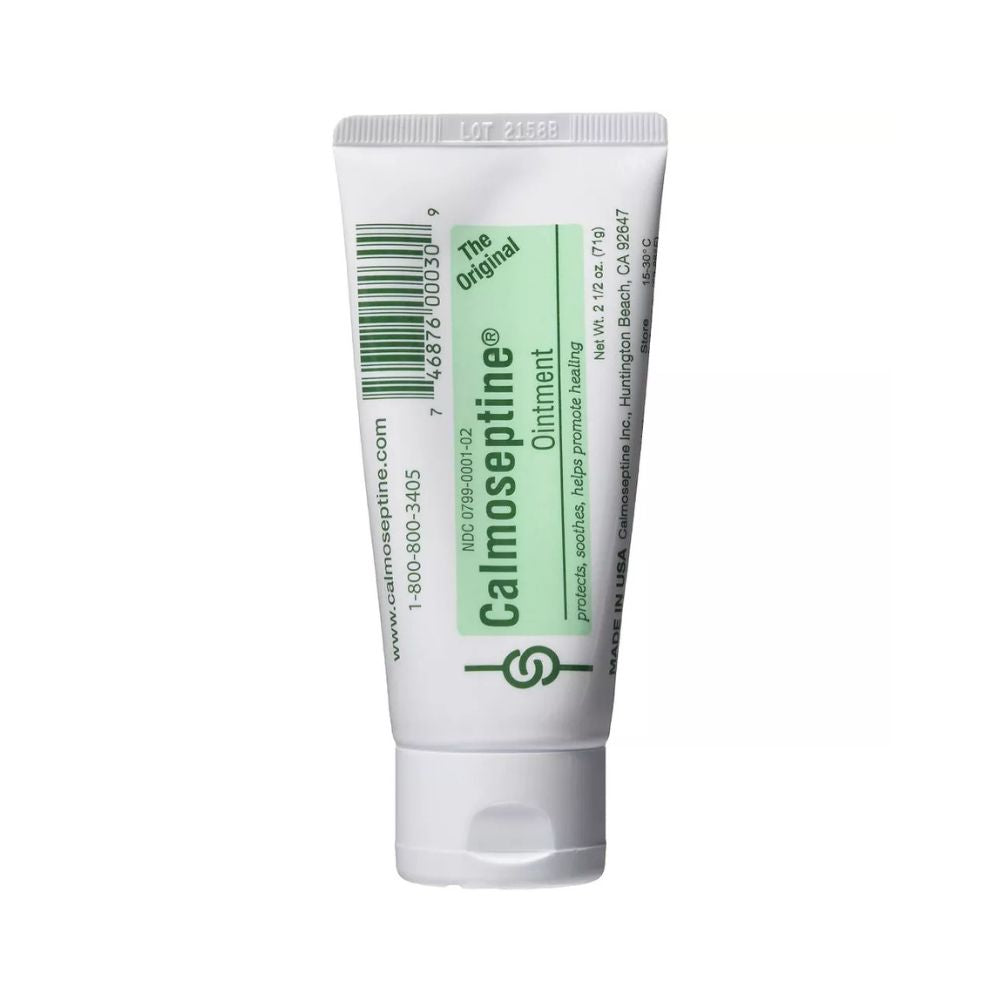 Calmoseptine Ointment Skin Protectant for External Skin Irritation and Moisture Barrier Support, 2.5 oz