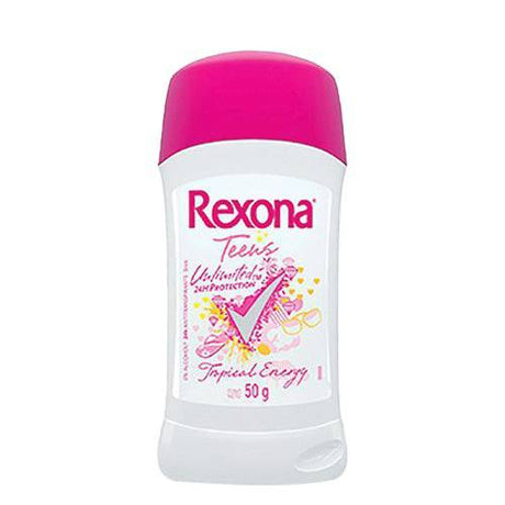 Rexona Teens Unlimited 48H Protection Tropical Energy, 50 g - OleBella