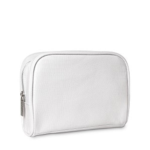 Armand Dupree White AD Signature Cosmetic Bag - OleBella