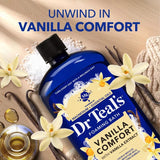 Detoxify & Energize with Vanilla, Ginger & Cardamon Extract by Dr. Teal's Vanilla Comfort Foaming Bath Soap, 34 oz