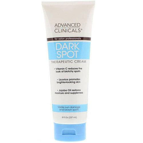 Advanced Clinicals Dark Spot Therapeutic Cream, 8 oz - OleBella