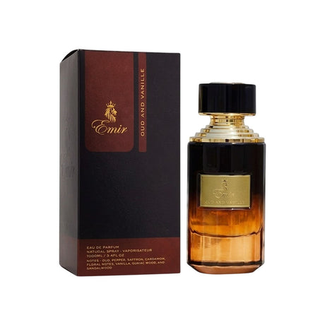 Emir OUD and Vanille EDP, 3.4 oz / 100 ml by Emir