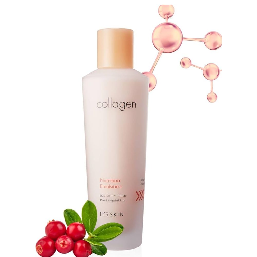 It’s Skin Collagen Nutrition Emulsion 5.07 oz (150 ml) – Hydrating Korean Facial Moisturizer with Marine Collagen for Firm & Radiant Skin | UPC 8809663571900