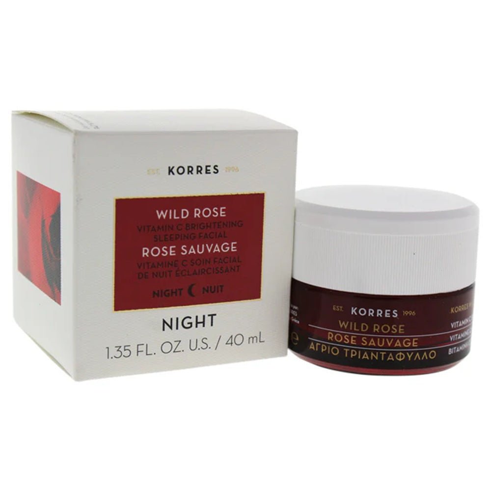 Korres Wild Rose Vitamin C Brightening 24h Moisturizer Day Cream 1.35 oz UPC 5203069074936