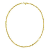14KT Yellow Gold Men's French Cable Link Chain 8"