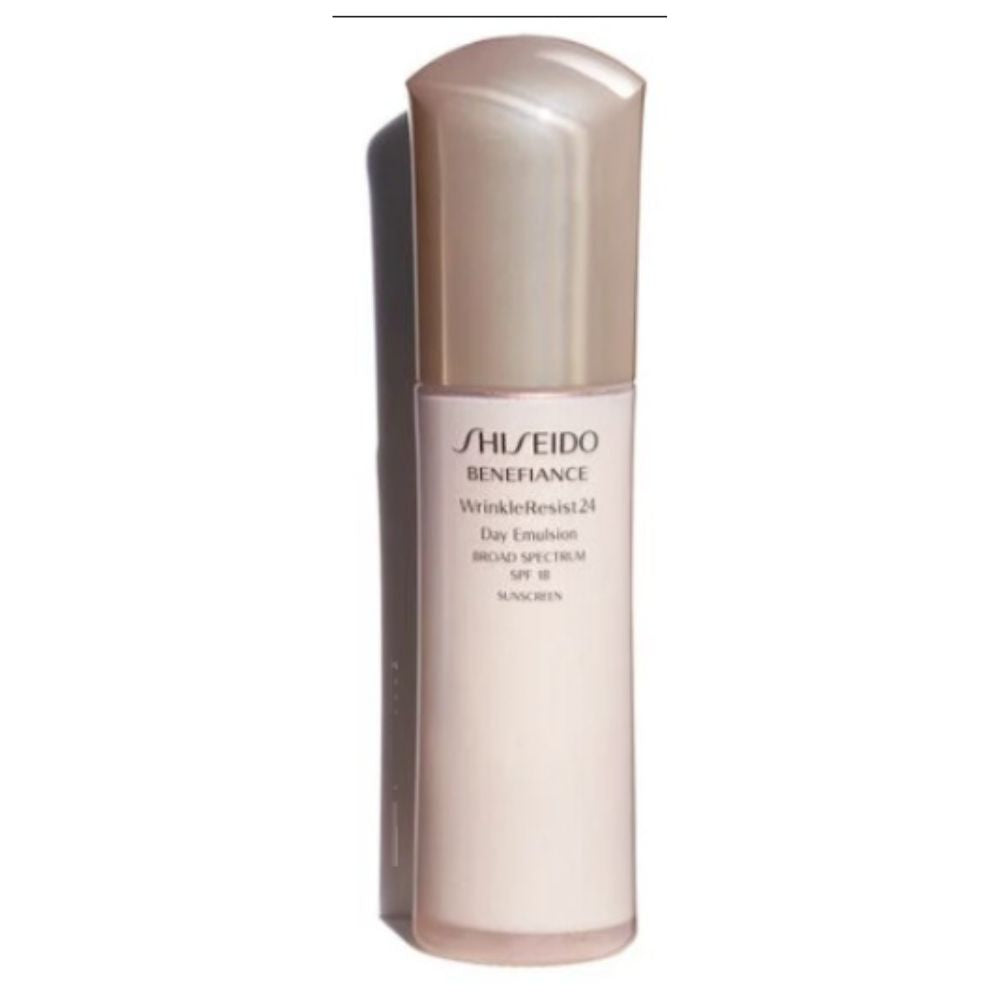 Shiseido Benefiance WrinkleResist24 Day Emulsion Broad Spectrum SPF 18 SUNSCREEN 2.5 oz UPC 730852103061