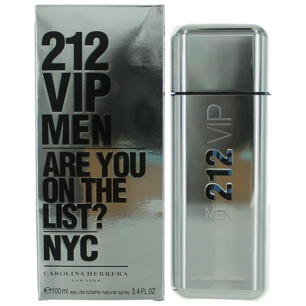 212 VIP by Carolina Herrera, 3.4 oz EDT Spray for Men - OleBella