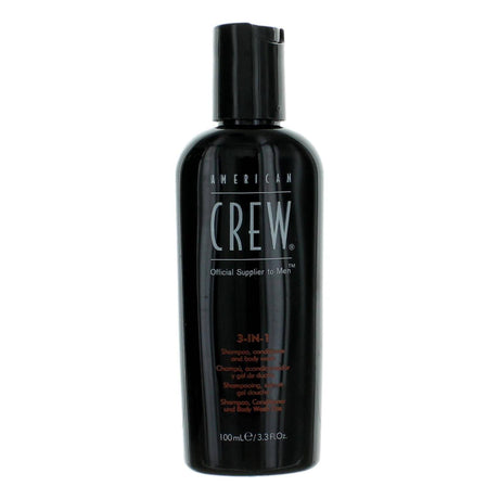 American Crew 3-In-1 by American Crew, 3.3oz Shampoo, Conditioner, and Body Wash - OleBella
